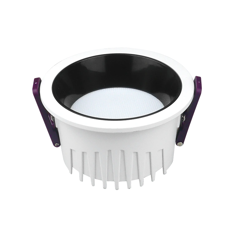 Deep Anti-glare Downlights with Microcrystalline Surface